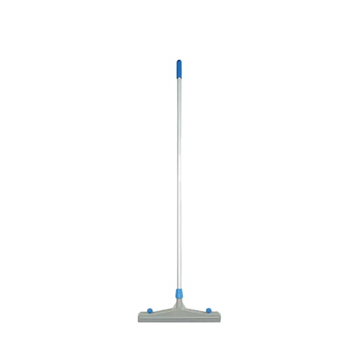 [SL-019] Rubber Floor Mop Grey 45 cm Heavy Frame Aluminum Stick For Rough Floors